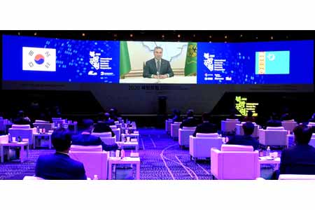 Президент Туркменистана выступил с видеообращением на Международном форуме по Северному Экономическому сотрудничеству