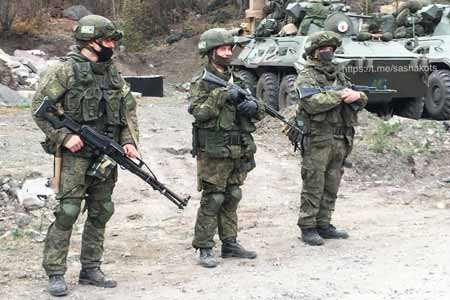 Russian peacekeepers record violation of ceasefire by Azerbaijani  armed forces in Shushi region