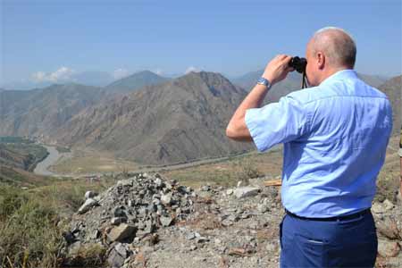 Russian Ambassador got acquainted with the conditions of service of  the Meghri border detachment at the junction of three borders -  Armenia, Azerbaijan and Iran