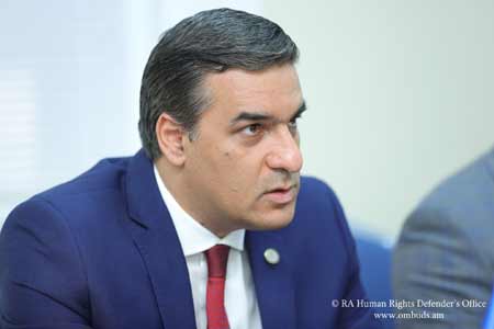 Ombudsman: The shelling of the territory of Armenia has a single  intention - violates the rights, life and peace of the civilian  population of Armenia