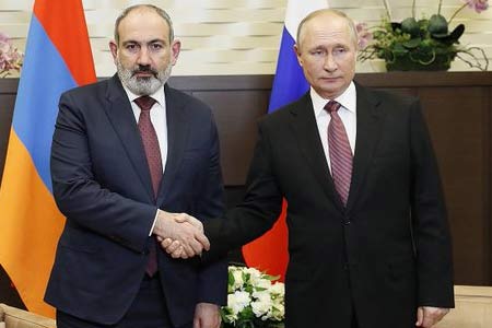 Putin, Pashinyan discuss situation around Nagorno-Karabakh
