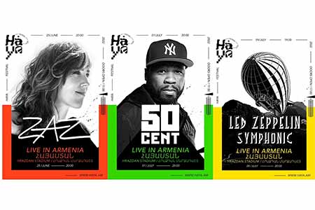 It will be hot in Yerevan in summer: Music of legendary 50 Cent, ZAZ  and Led Zeppelin will be played at Hrazdan Stadium