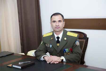 Арман Маралчян освобожден от занимаемой должности командующего пограничными войсками СНБ Армении