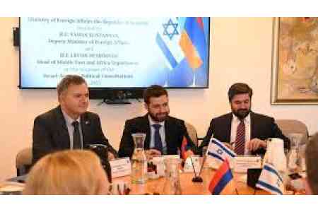 Armenia, Israel  hold  12th inter-MFA political consultations