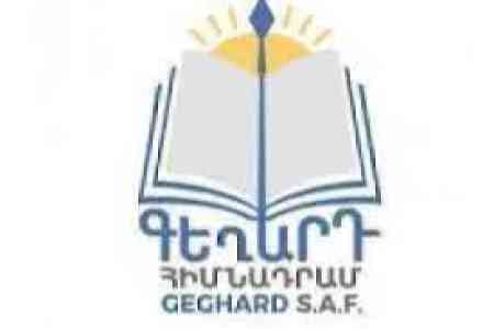 Geghard Foundation urges Azerbaijan to refrain from falsifying  history of Armenia and neighboring nations