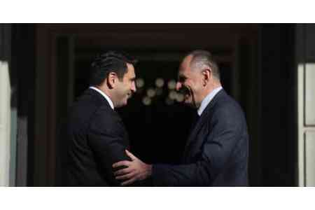 NA Speaker, Greek FM discuss peace between Armenia and Azerbaijan