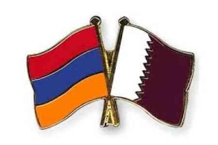 Armenian, Qatari officials discuss security situation in Middle East