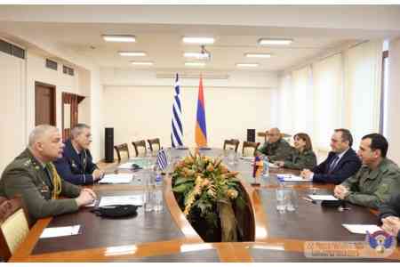 Armenia, Greece sign defense cooperation program for 2026