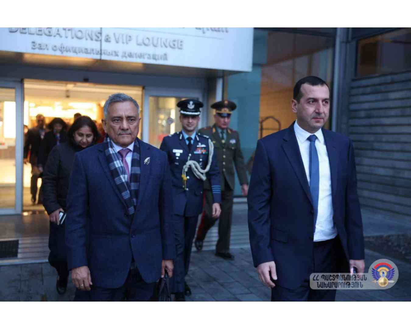 Indian delegation led by Chief of Defence Staff of Indian Armed  Forces on visit to Yerevan