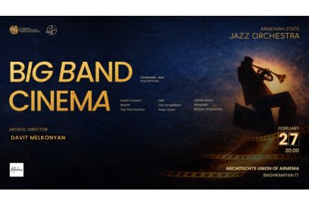 State Jazz Orchestra of Armenia to present new exclusive program, Big  Band Cinema