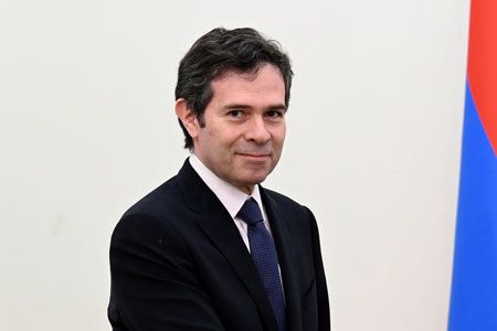 President Vahagn Khachaturyan received  Ambassador of Greece to  Armenia, Christos Sofianopoulos 