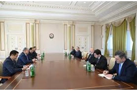 Глава МИД Казахстана провел встречу с президентом Азербайджана
