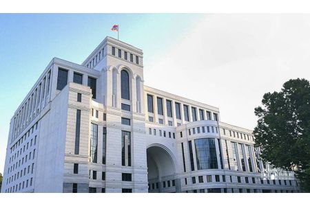 В МИД Армении вслед за Пашиняном стали использовать фразу "Мец Егерн" при описывании Геноцида армян в Османской империи