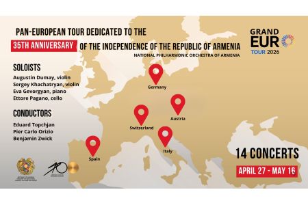 National Philharmonic Orchestra to  embark on  pan-European tour  marking 35th anniversary of Armenia`s independence
