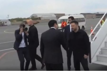 The Ukrainian President arrived in Yerevan for the European Political Community summit