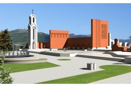 Azerbaijani occupation forces destroyed bell tower in Stepanakert  dedicated to 100th anniversary of Armenian Genocide