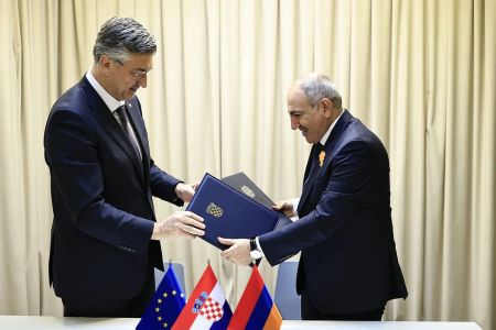 Armenia, Croatia sign joint declaration on strategic dialogue
