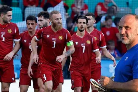 Armenian national football team ranks 107th in FIFA rankings