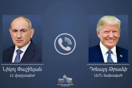 Премьер-министр РА провел телефонный разговор с президентом США